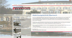 Desktop Screenshot of abdichtung-oberrauch.de