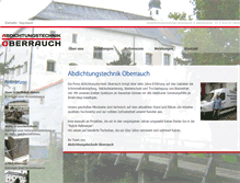 Tablet Screenshot of abdichtung-oberrauch.de